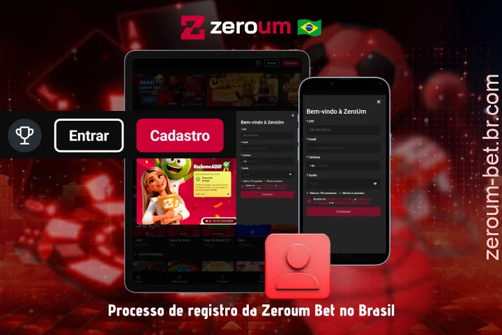O registro rápido no Zeroum Bet permite que usuários do Brasil tenham acesso a todas as funcionalidades e recursos da plataforma