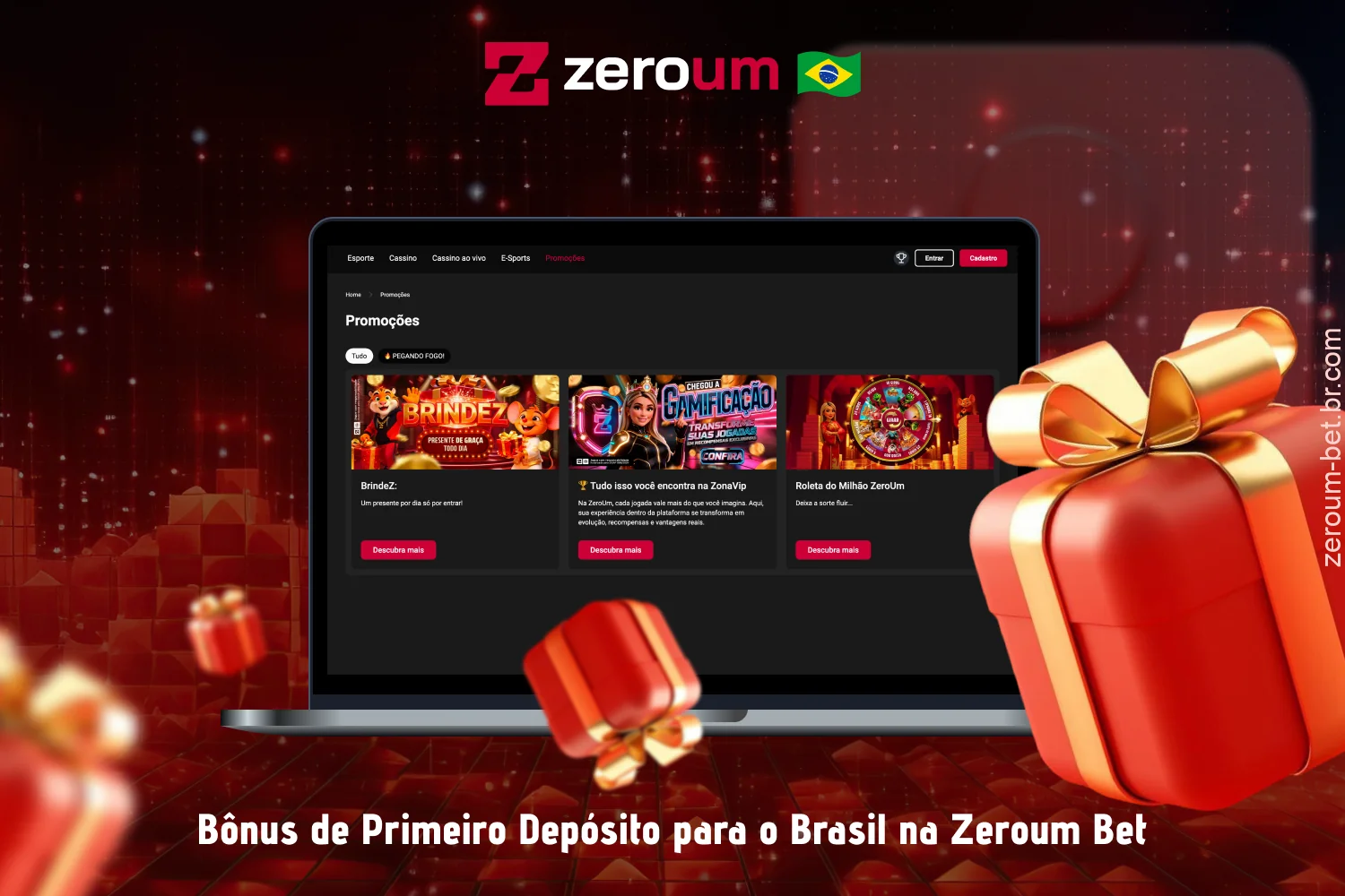 A Zeroum Bet oferece aos seus usuários do Brasil diversas promoções e bônus